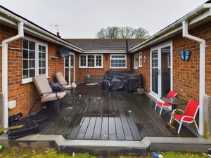 Decked seating area - click for photo gallery